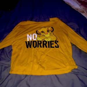 This is a Disney Lion King shirt. In great shape